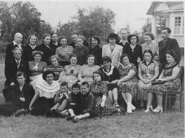 Лунёво, сборная СССР на тренировочном сборе в Подмосковье, май-июнь 1955 г.